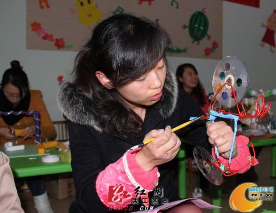 怀化洪江区幸福幼儿园手工制作大赛精彩纷呈，创意无限